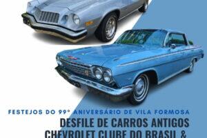 Desfile de Carros Antigos Chevrolet Clube do Brasil