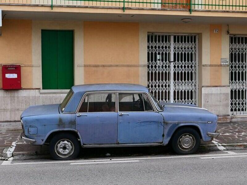 carro estacionado 47 anos