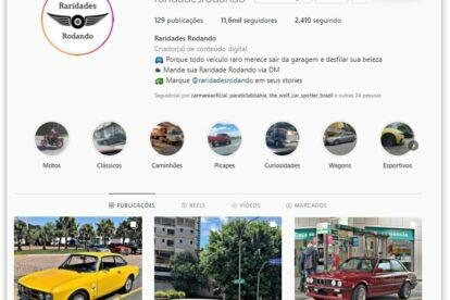 perfis instagram carros antigos