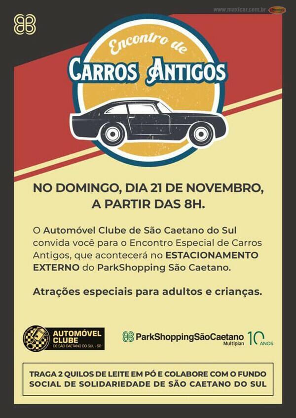 Encontro de Carros Antigos do Automóvel Clube de São Caetano do Sul