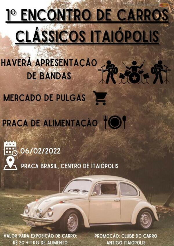 1º Encontro de Carros Clássicos de Itaiópolis