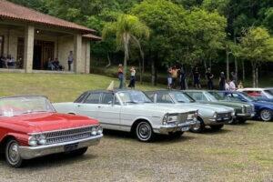 Confraternização anual do Veteran Car Club dos Vinhedos