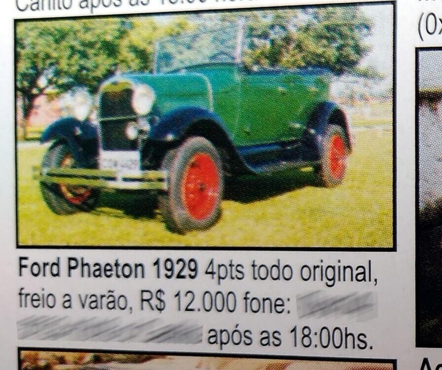 Quanto custavam carros antigos