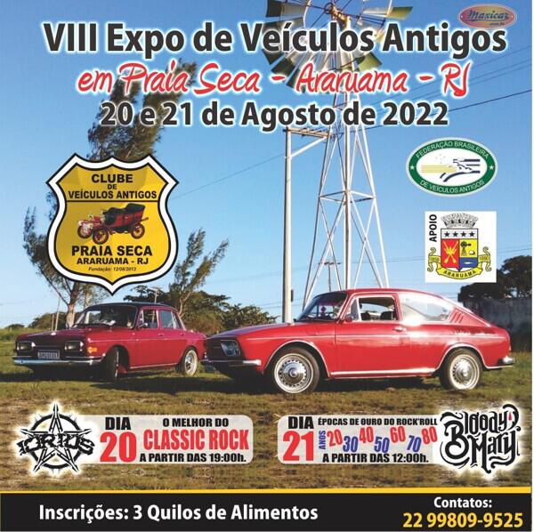 VIII Expo de Veículos Antigos em Praia Seca