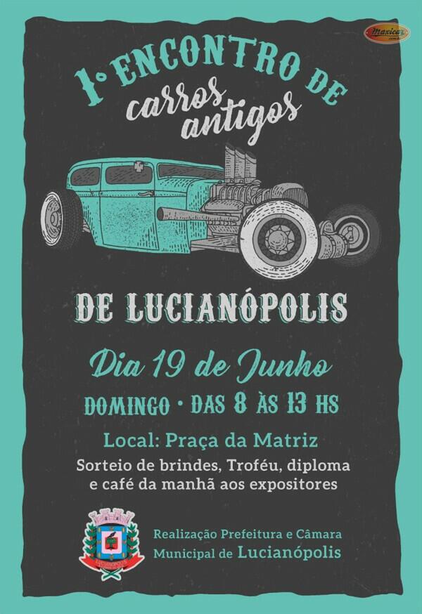 1º Encontro de Carros Antigos de Lucianópolis