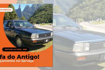 Clube Amigos do Antigo fará rifa de um VW Santana em seu evento anual