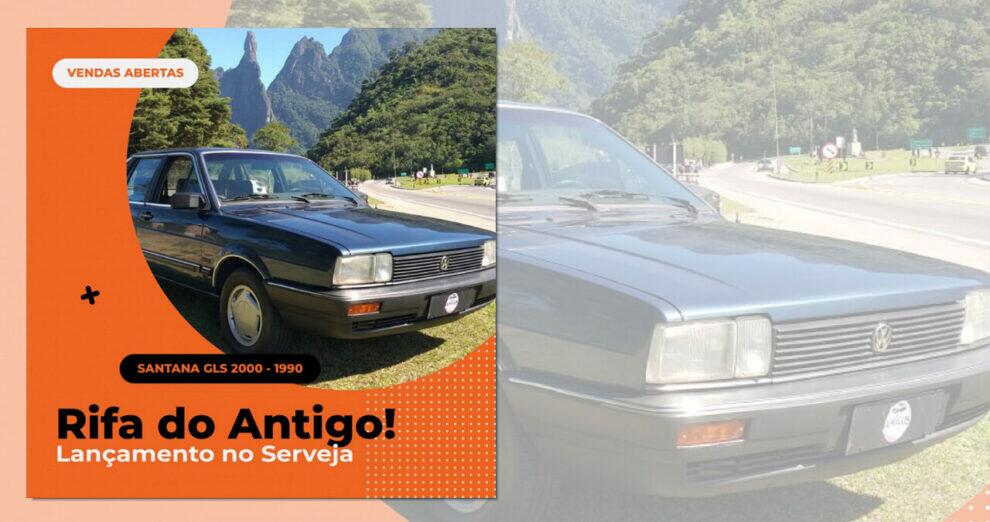 Clube Amigos do Antigo fará rifa de um VW Santana em seu evento anual