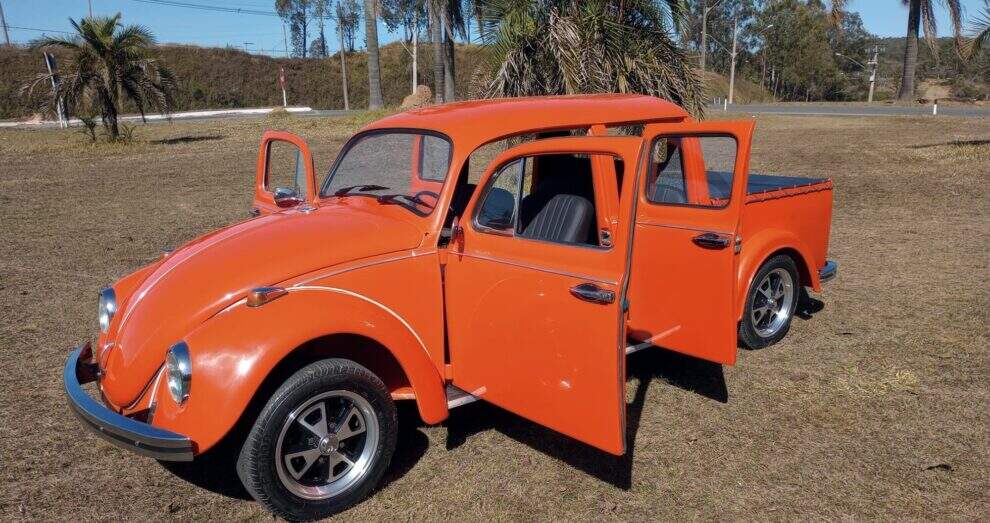 Fusca pícape cabine dupla