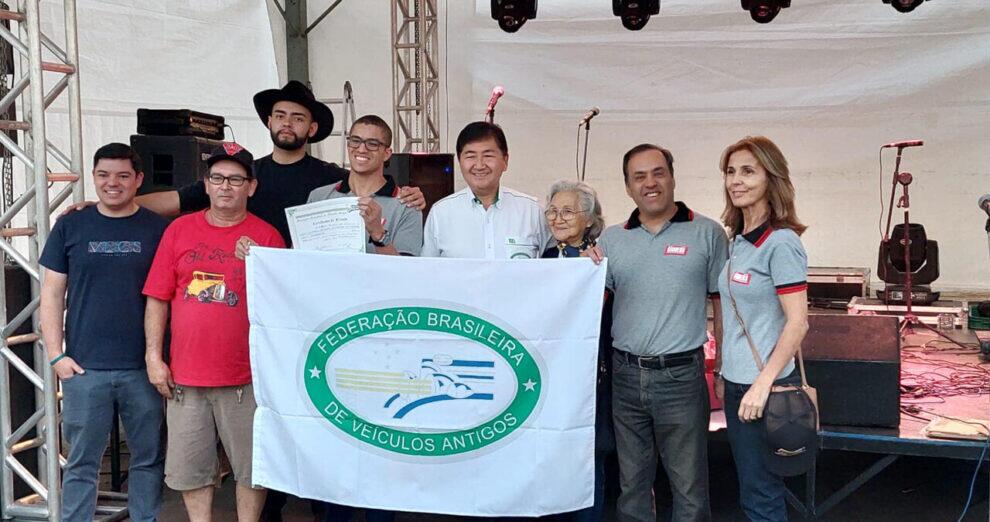 Cerimônia de filiação à FBVA da Associação Cultural Antigomobilista de Itajubá-MG