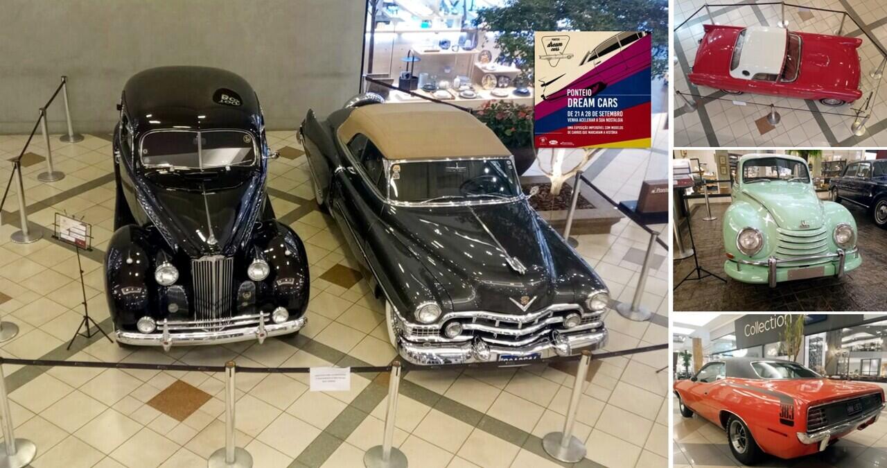 Exposição de carros antigos movimenta estacionamento da Ponte Estaiada -  OitoMeia