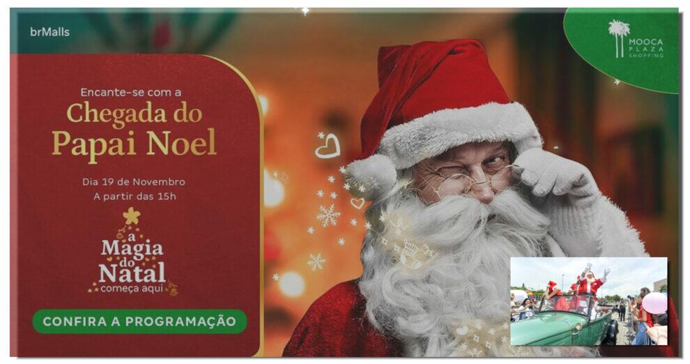 Desfile de Carros Antigos fará parte da chegada do Papai Noel no  Mooca Plaza Shopping