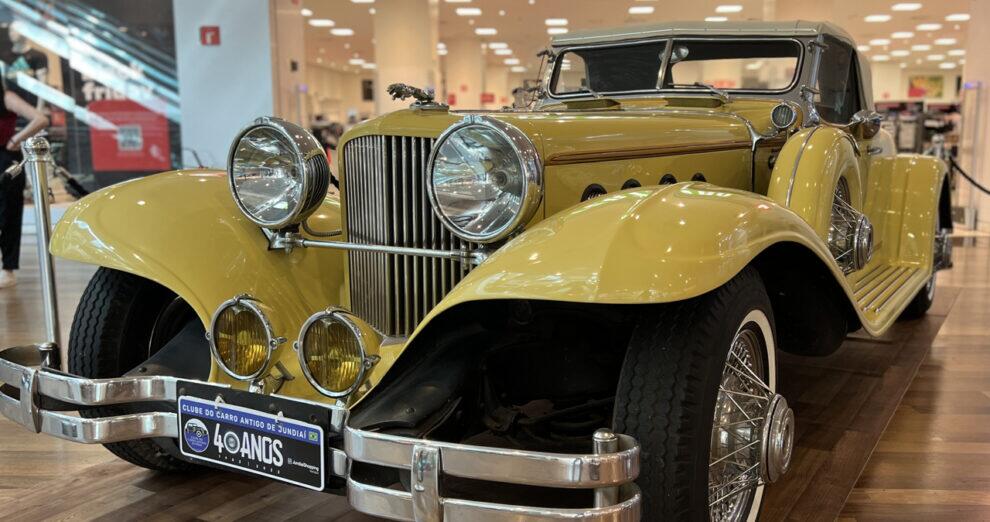 Exposição de Carros Antigos no JundiaíShopping acontece nesta quarta-feira