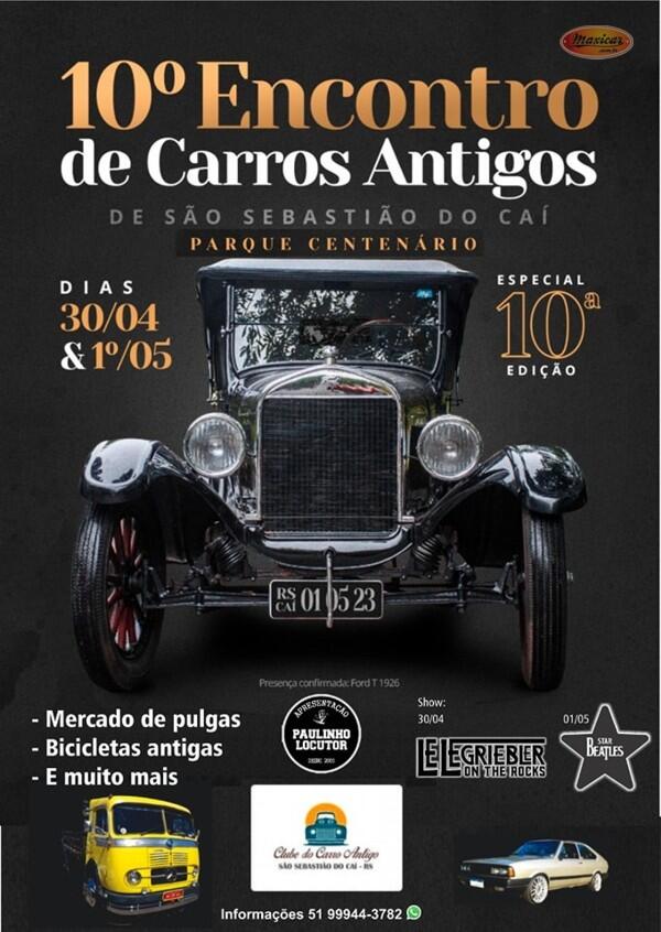 10º Encontro de Carros Antigos de São Sebastião do Caí