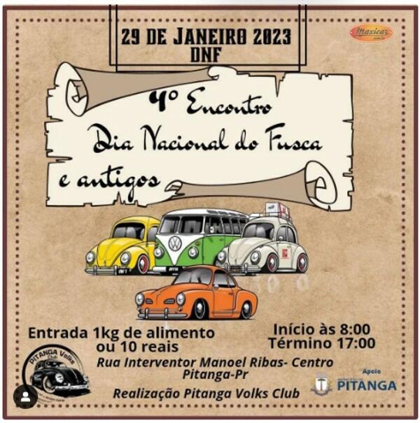 4º Encontro Dia Nacional do Fusca e Antigos