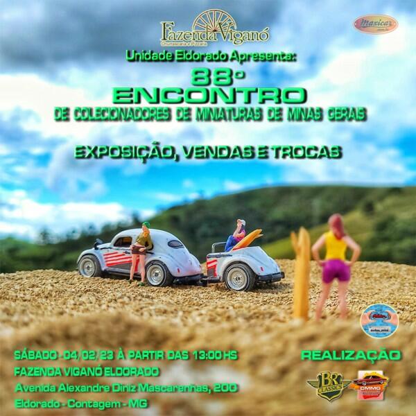 88º Encontro de Colecionadores de Miniaturas de Minas Gerais