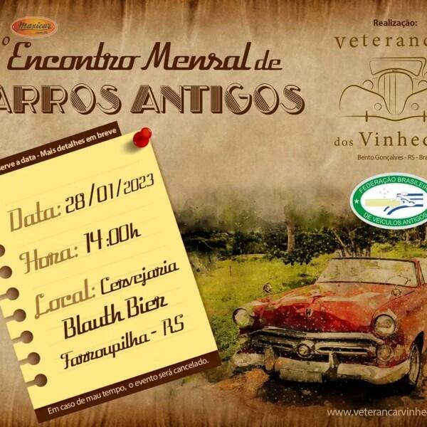 Encontro Mensal de Carros Antigos do Veteran Vinhedos