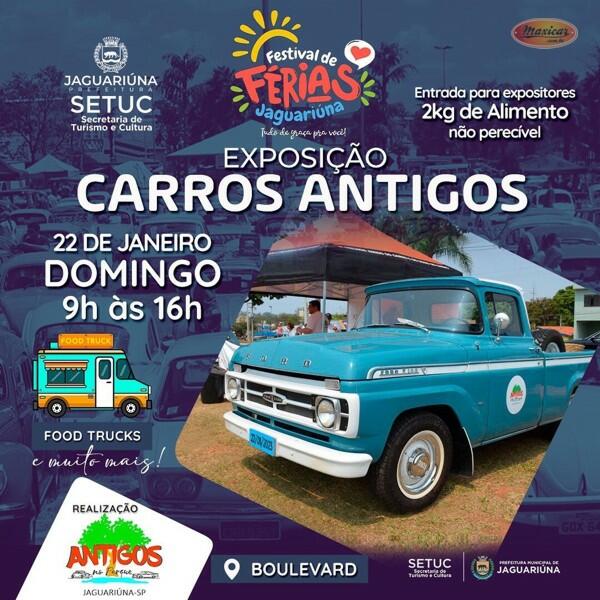 Exposição de Carros Antigos em Jaguariúna