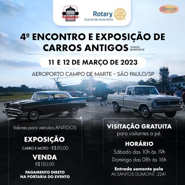 4º Encontro e Exposição de Carros Antigos - São Paulo