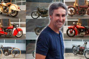 Mike Wolfe coleção de motos