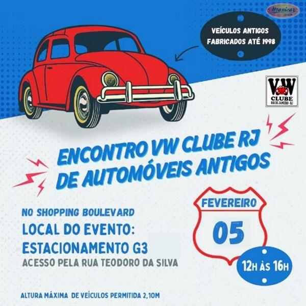 Encontro VW Clube RJ de Automóveis Antigos