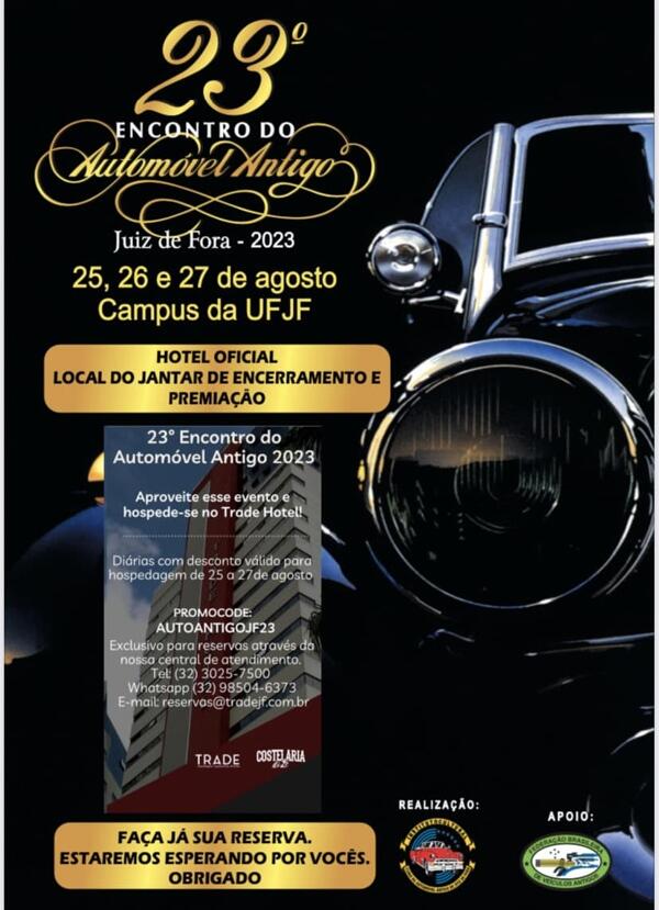 23º Encontro do Automóvel Antigo de Juiz de Fora