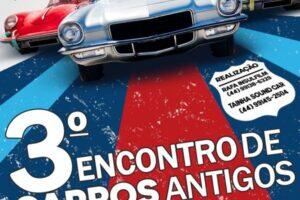 3° Encontro de carros antigos em Itaguajé