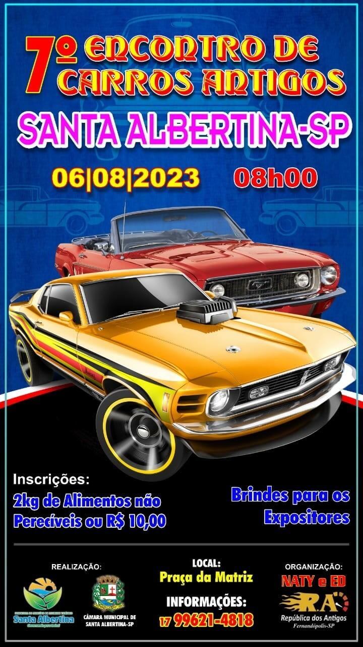 7º Encontro de Carros Antigos de Santa Albertina