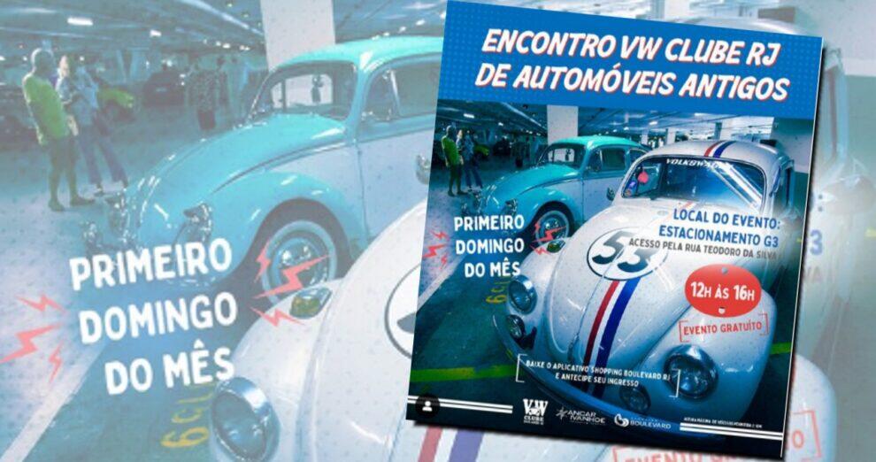 Encontro de carros antigos volta ao Shopping Boulevard neste domingo