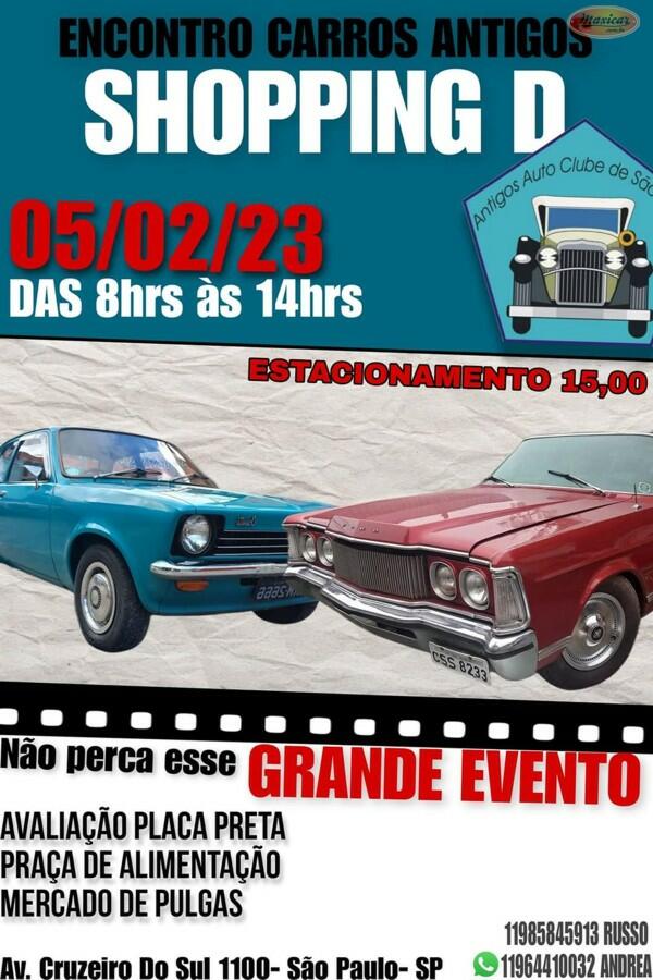 Encontro de Carros Antigos Shopping D