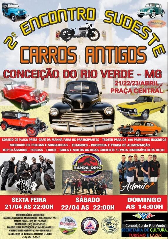 2º Encontro de Carros Antigos de Conceição do Rio Verde