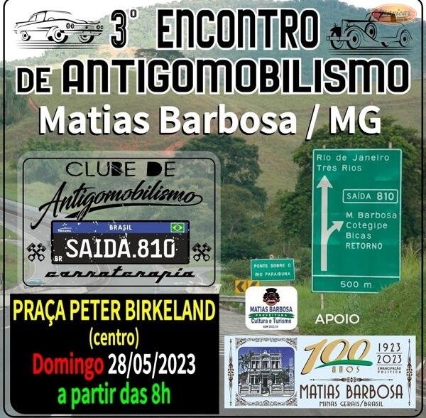 3° Encontro de Antigomobilismo de Matias Barbosa
