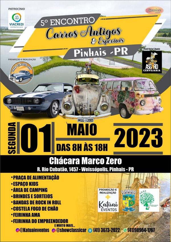 5º Encontro de Carros Antigos & Especiais de Pinhais