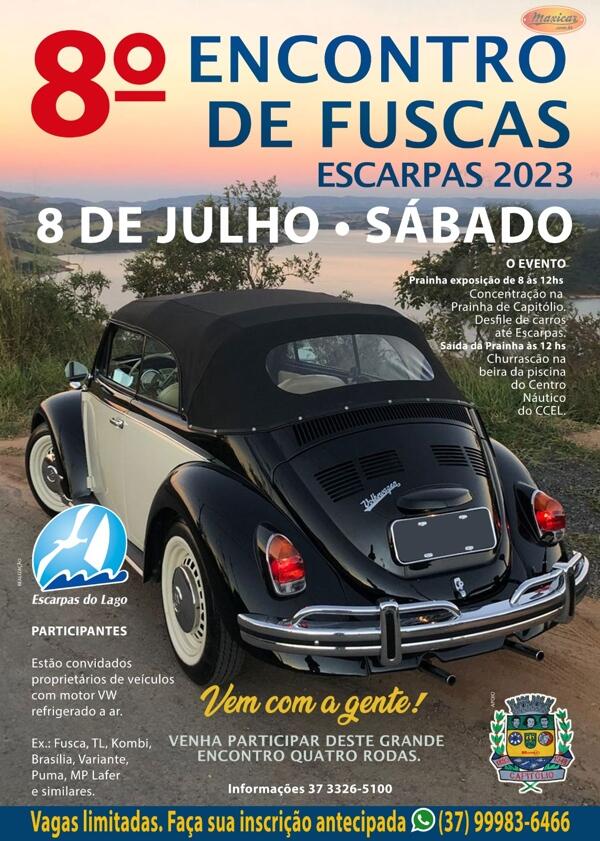 8º Encontro de Fuscas Escarpas em Capitólio