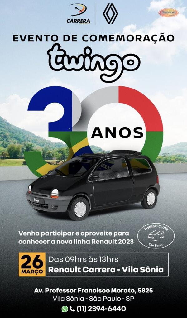 Evento em Comemoração aos 30 anos do Twingo