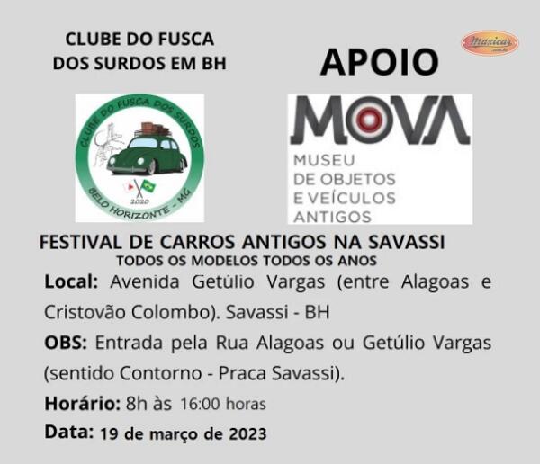 Festival de Carros Antigos na Savassi