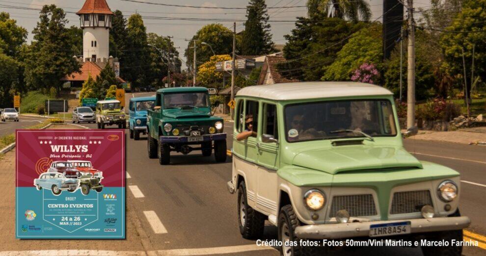 Nova Petrópolis recebe o 4º Encontro Nacional de Willys