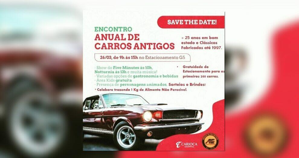 Encontro Anual de Carros Antigos no Carioca Shopping