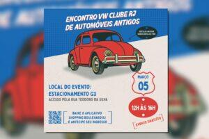 Encontro de carros antigos volta ao Shopping Boulevard neste domingo