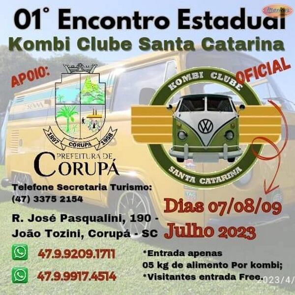 1º Encontro Estadual Kombi Clube Santa Catarina