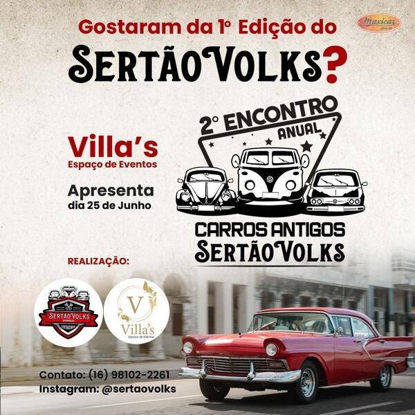 2º Encontro Anual de Carros Antigos Sertão Volks