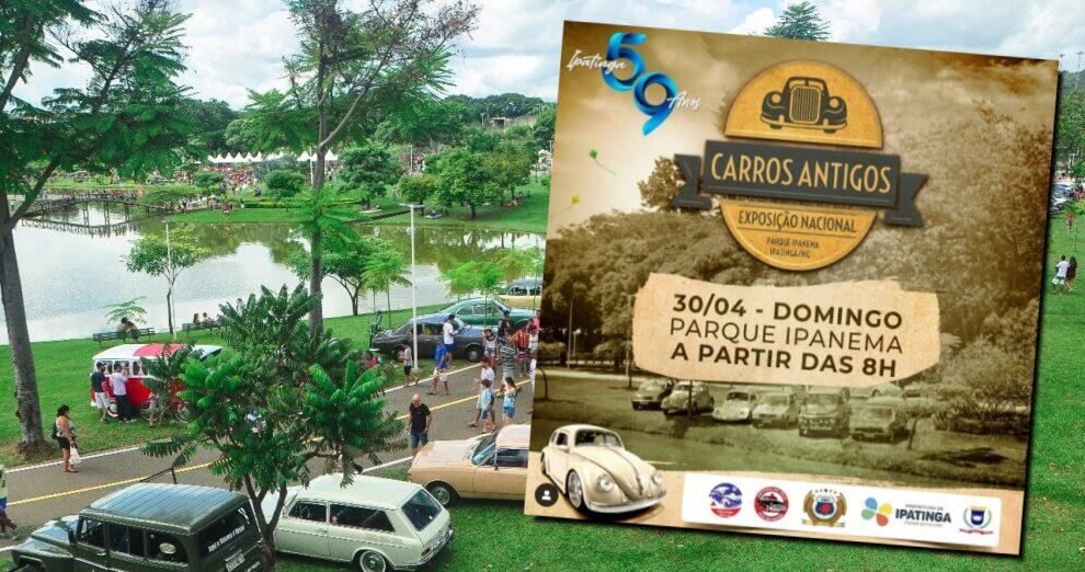 Ipatinga sedia neste domingo Exposição Nacional de Veículos Antigos