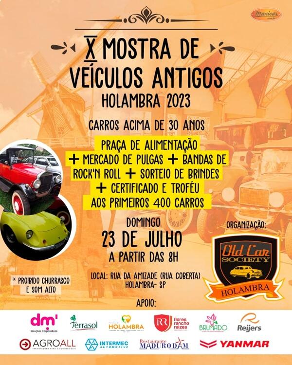 X Mostra de Veículos Antigos de Holambra