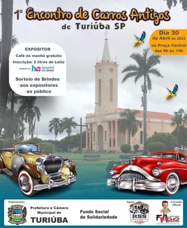 1º Encontro de Carros Antigos de Turiúba