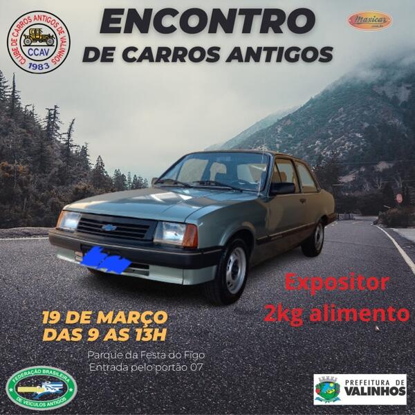 Encontro Mensal de Carros Antigos em Valinhos