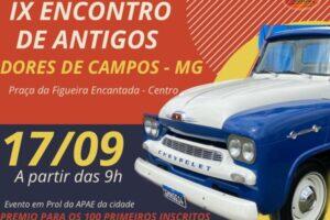 9º Encontro de Carros Antigos de Dores do Campos