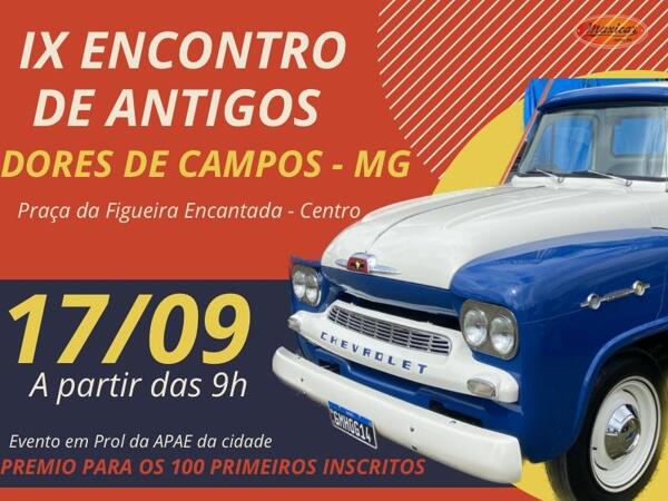 9º Encontro de Carros Antigos de Dores do Campos