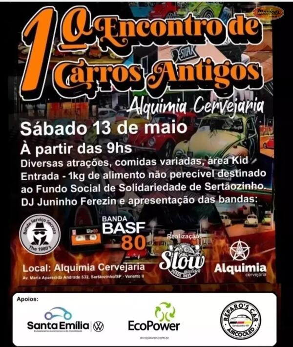 1º Encontro de Carros Antigos