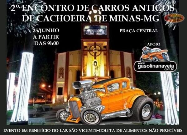 2º Encontro de Carros Antigos de Cachoeira de Minas