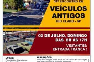 31º Encontro de Veículos Antigos de Rio Claro