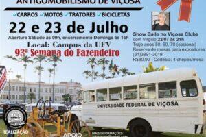 Exposição sobre Antigomobilismo de Viçosa